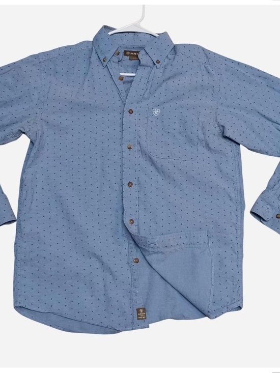 Ariat Other - Ariat Light Blue Microdot Button-Down Shirt